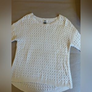 Cream Winter Sweater, Women’s Medium